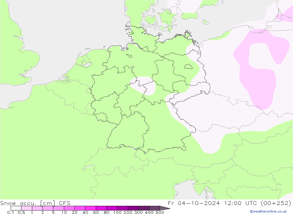 Schneemenge CFS Fr 04.10.2024 12 UTC