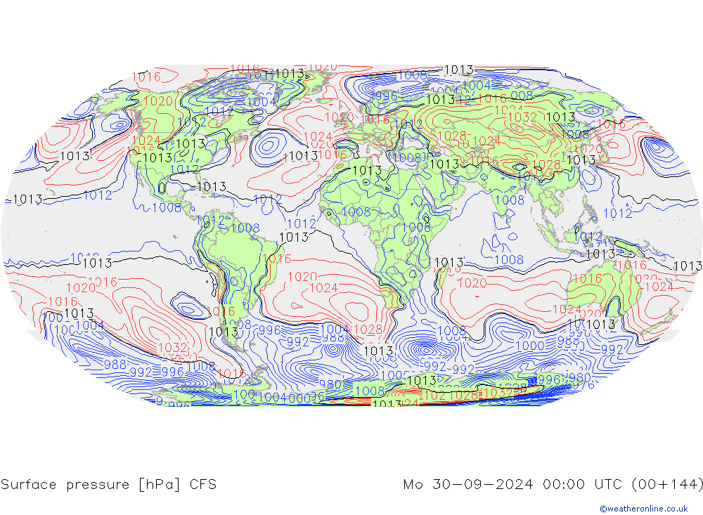 pression de l'air CFS lun 30.09.2024 00 UTC