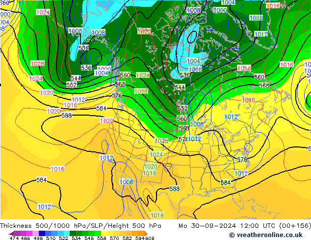 Thck 500-1000hPa CFS Mo 30.09.2024 12 UTC