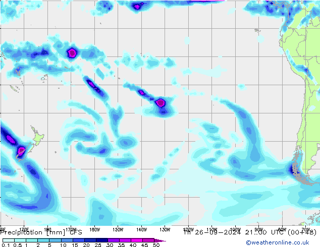 Precipitation CFS Th 26.09.2024 00 UTC