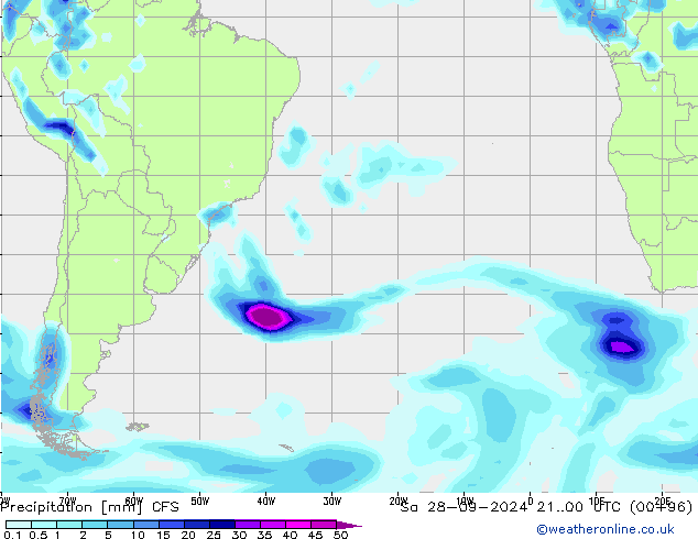 precipitação CFS Sáb 28.09.2024 00 UTC