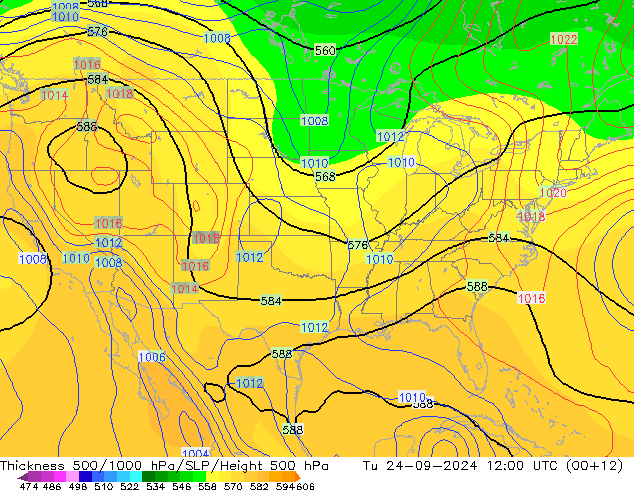 Thck 500-1000hPa CFS Tu 24.09.2024 12 UTC