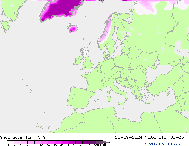 Snow accu. CFS jeu 26.09.2024 12 UTC