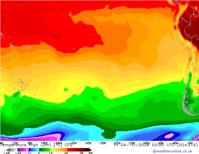 Max.  (2m) CFS  04.10.2024 00 UTC