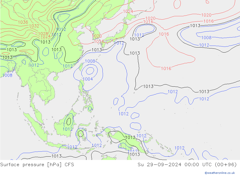 Bodendruck CFS So 29.09.2024 00 UTC