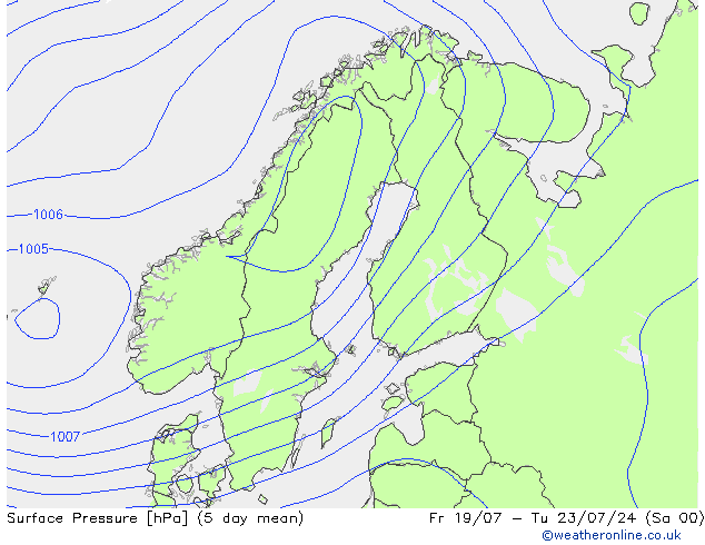 Luchtdruk (Grond) CFS di 16.07.2024 00 UTC