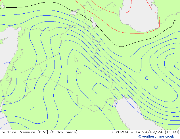 ciśnienie CFS nie. 22.09.2024 12 UTC