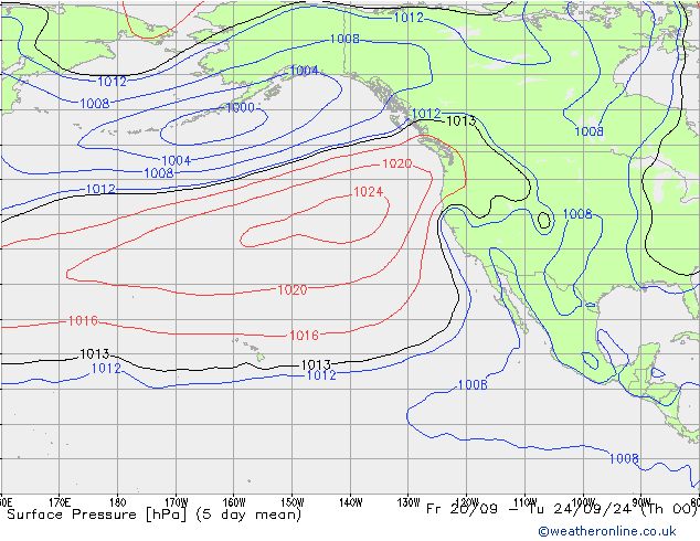 Surface pressure CFS Th 19.09.2024 12 UTC