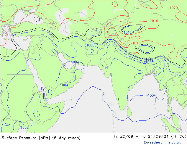 Luchtdruk (Grond) CFS vr 11.10.2024 00 UTC