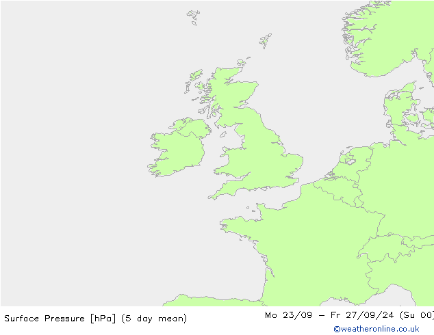 Surface pressure CFS Mo 30.09.2024 00 UTC