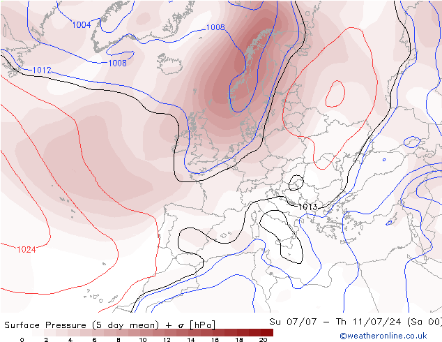 地面气压 CFS 星期二 09.07.2024 12 UTC