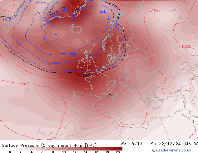 Surface pressure CFS Tu 01.10.2024 12 UTC