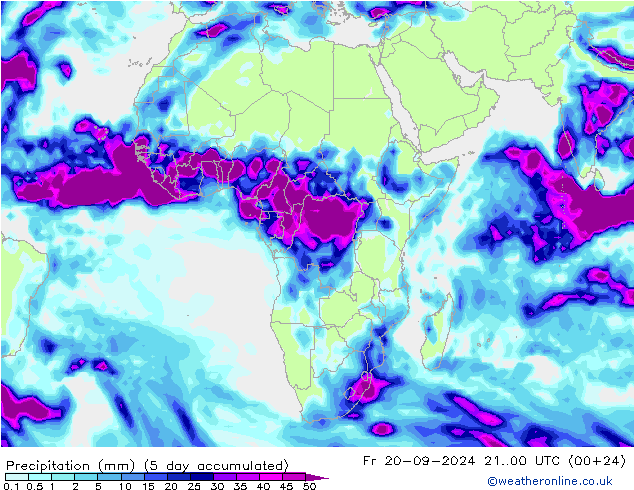 Precipitation CFS Su 22.09.2024 12 UTC