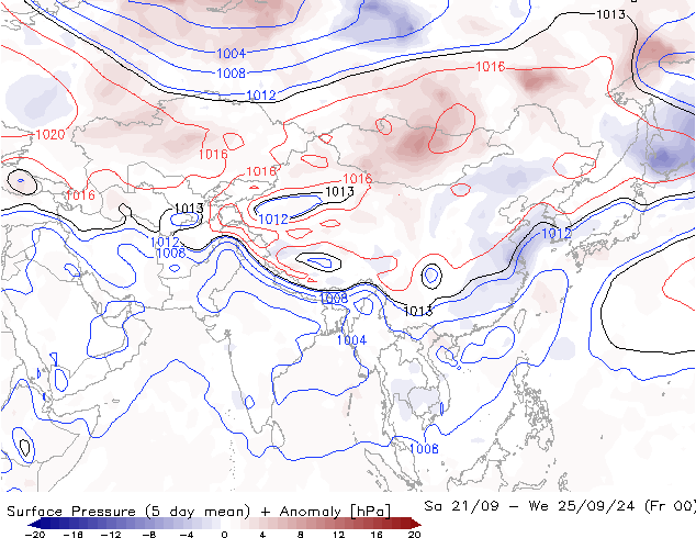 ciśnienie CFS pon. 04.11.2024 12 UTC