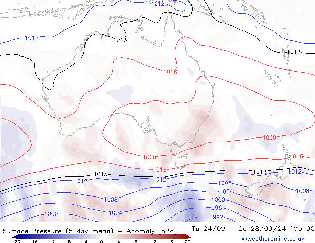 Surface pressure CFS Su 29.09.2024 00 UTC