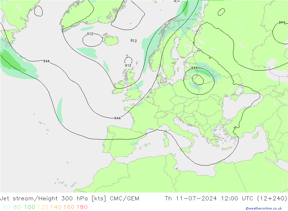 高速氣流 CMC/GEM 星期四 11.07.2024 12 UTC
