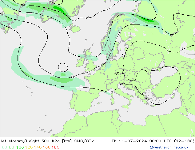 高速氣流 CMC/GEM 星期四 11.07.2024 00 UTC