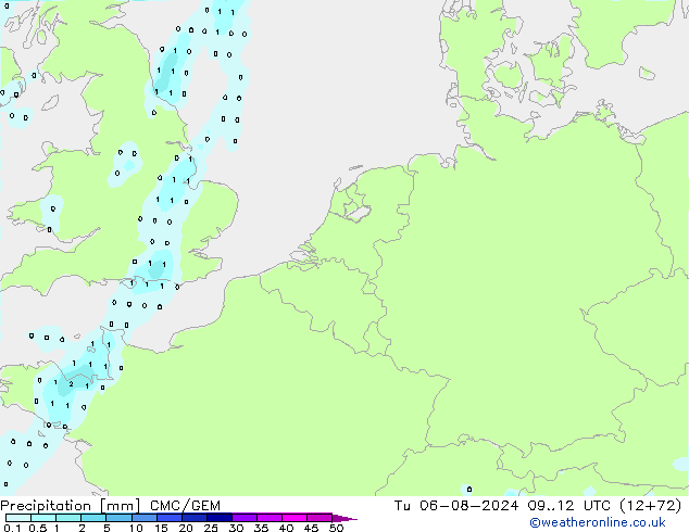 Neerslag CMC/GEM di 06.08.2024 12 UTC