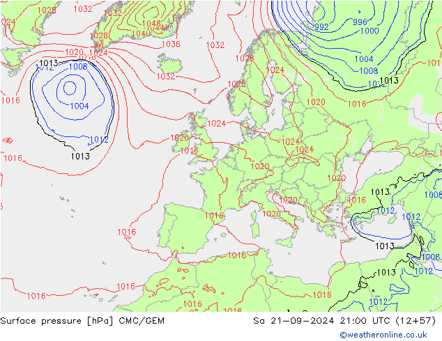      CMC/GEM  21.09.2024 21 UTC