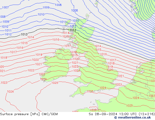      CMC/GEM  28.09.2024 12 UTC