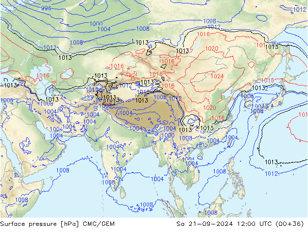 Presión superficial CMC/GEM sáb 21.09.2024 12 UTC