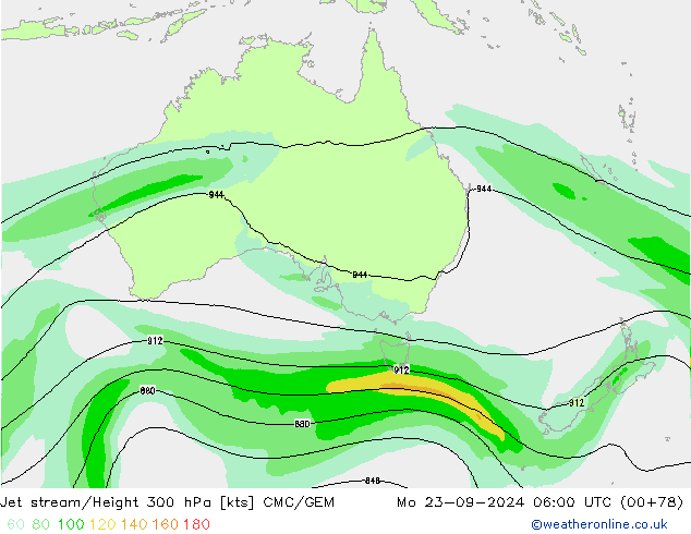 Jet Akımları CMC/GEM Pzt 23.09.2024 06 UTC