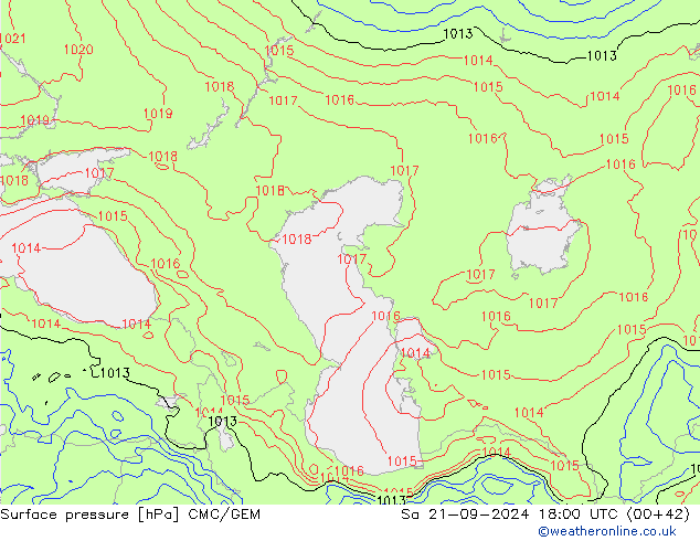 pressão do solo CMC/GEM Sáb 21.09.2024 18 UTC