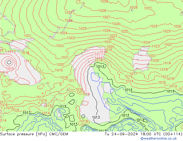      CMC/GEM  24.09.2024 18 UTC