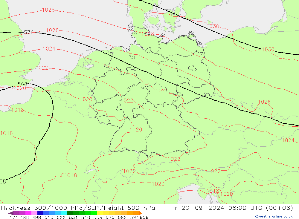 Theta-e 850hPa CMC/GEM vie 20.09.2024 06 UTC