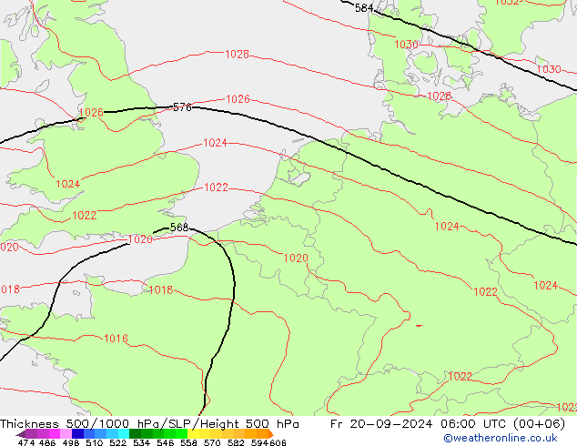 Theta-e 850hPa CMC/GEM Pá 20.09.2024 06 UTC