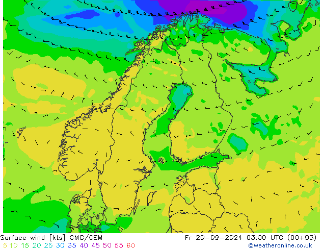  10 m CMC/GEM  20.09.2024 03 UTC
