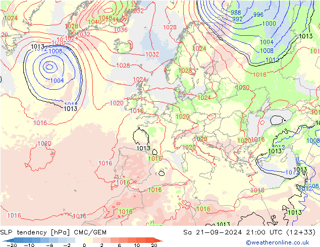 SLP tendency CMC/GEM Sáb 21.09.2024 21 UTC