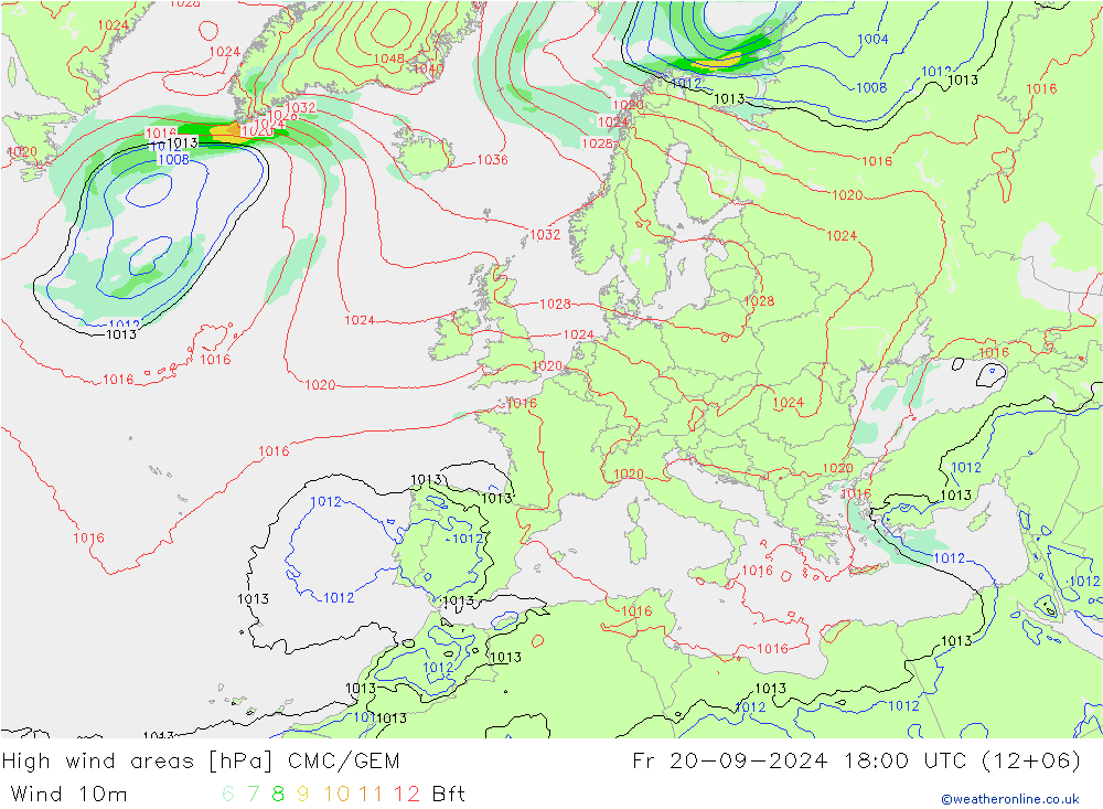 Sturmfelder CMC/GEM Fr 20.09.2024 18 UTC