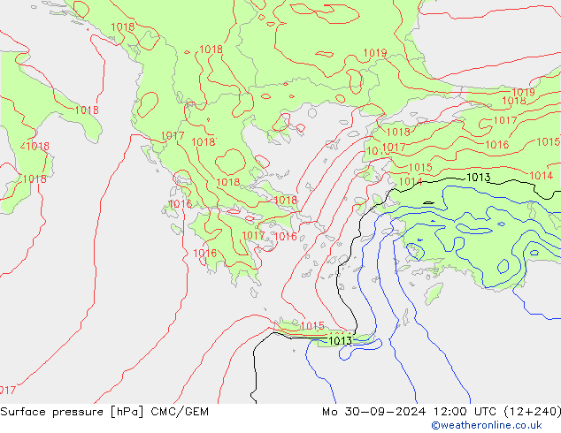 pressão do solo CMC/GEM Seg 30.09.2024 12 UTC