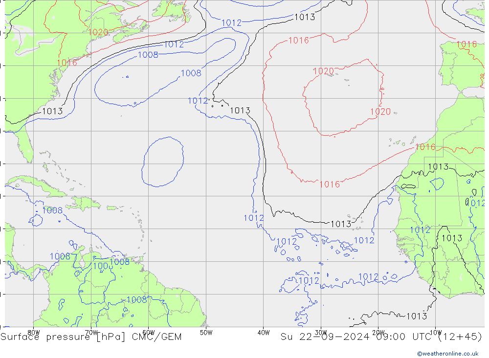      CMC/GEM  22.09.2024 09 UTC