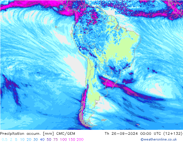 Nied. akkumuliert CMC/GEM Do 26.09.2024 00 UTC