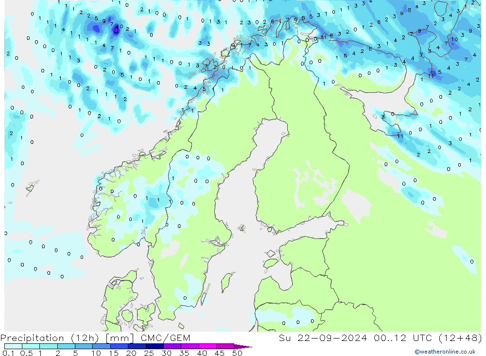  (12h) CMC/GEM  22.09.2024 12 UTC