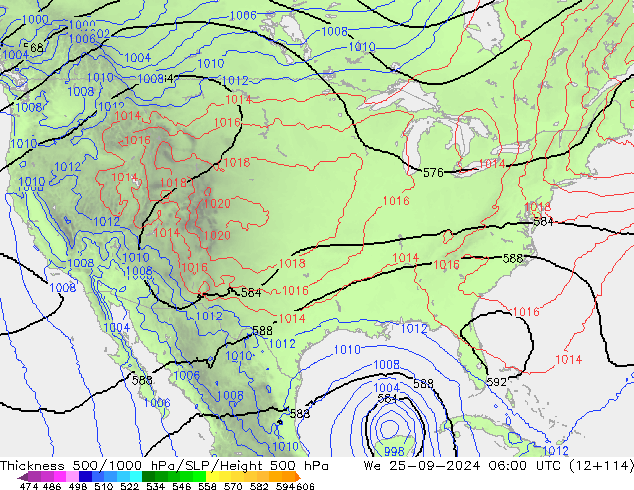 Theta-e 850гПа CMC/GEM ср 25.09.2024 06 UTC