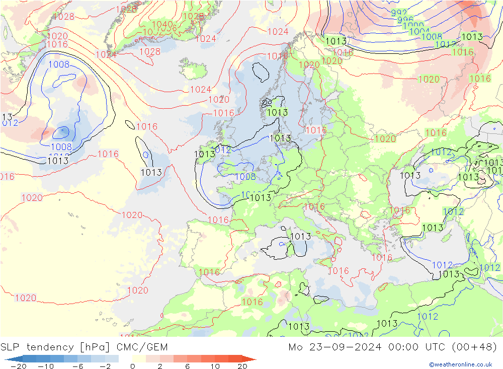 变压 CMC/GEM 星期一 23.09.2024 00 UTC