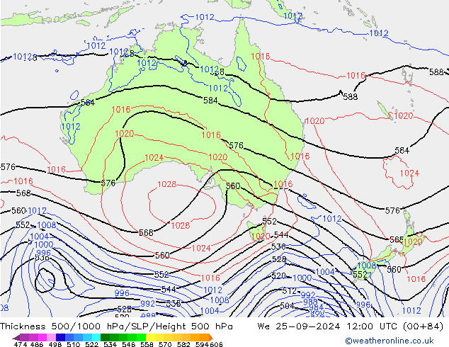 Theta-e 850hPa CMC/GEM Qua 25.09.2024 12 UTC