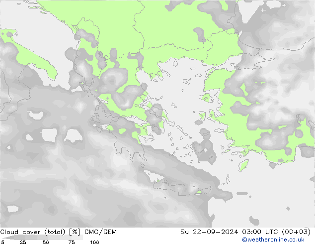 Nubi (totali) CMC/GEM dom 22.09.2024 03 UTC