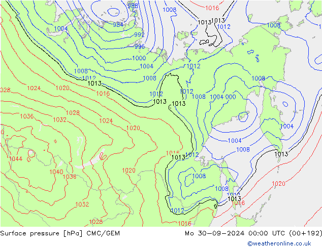 Bodendruck CMC/GEM Mo 30.09.2024 00 UTC