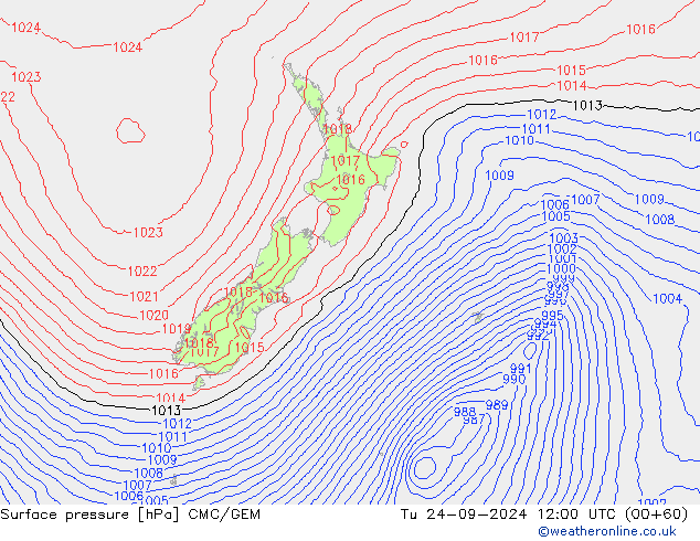 pressão do solo CMC/GEM Ter 24.09.2024 12 UTC