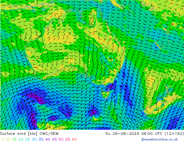 Bodenwind CMC/GEM So 29.09.2024 06 UTC