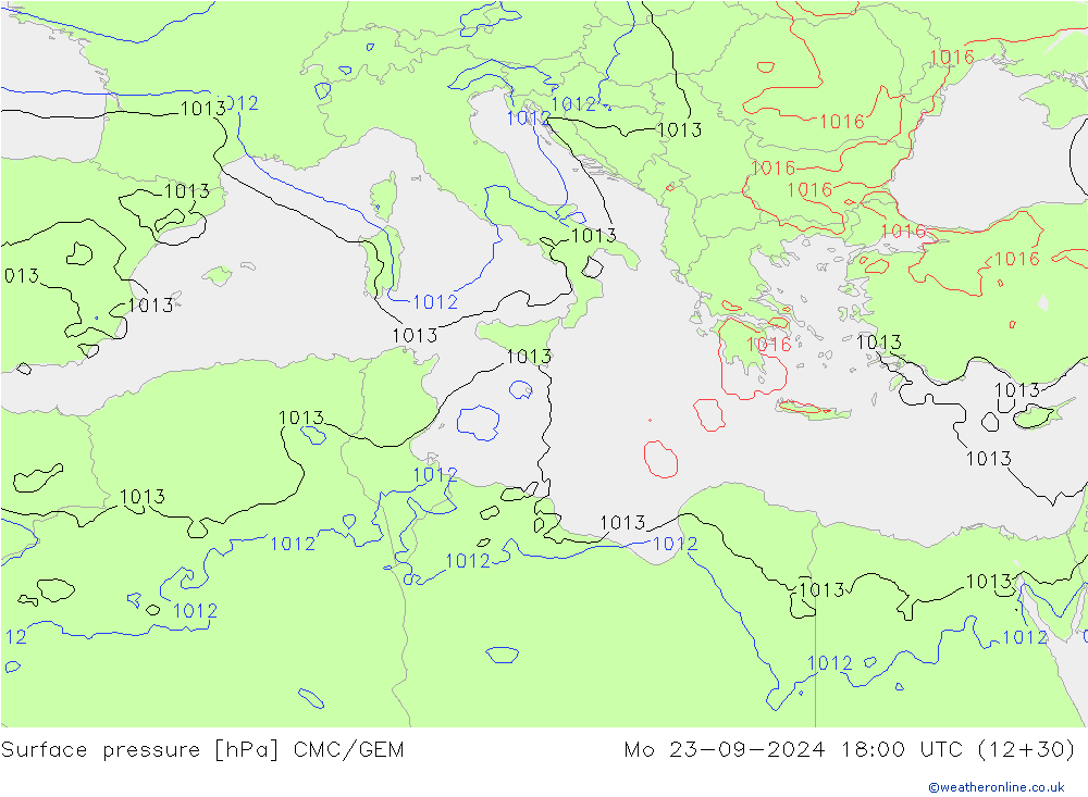 pressão do solo CMC/GEM Seg 23.09.2024 18 UTC