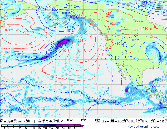 Nied. akkumuliert (6Std) CMC/GEM So 29.09.2024 12 UTC