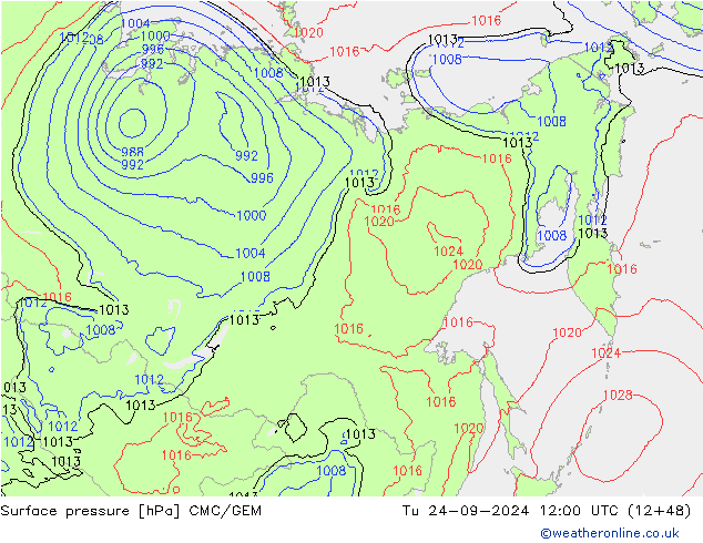 pressão do solo CMC/GEM Ter 24.09.2024 12 UTC