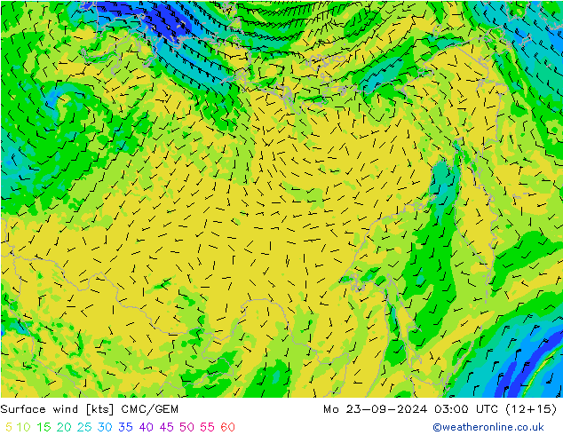 Bodenwind CMC/GEM Mo 23.09.2024 03 UTC