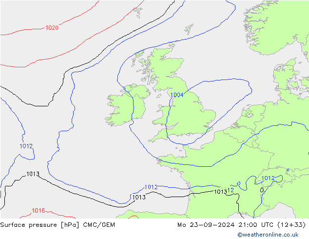 pressão do solo CMC/GEM Seg 23.09.2024 21 UTC