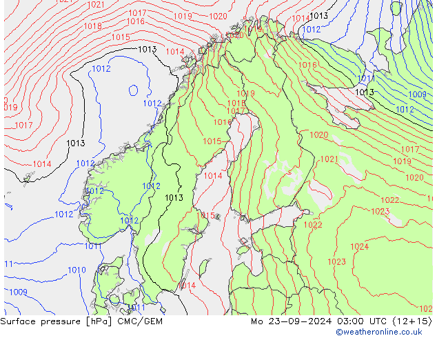 Presión superficial CMC/GEM lun 23.09.2024 03 UTC